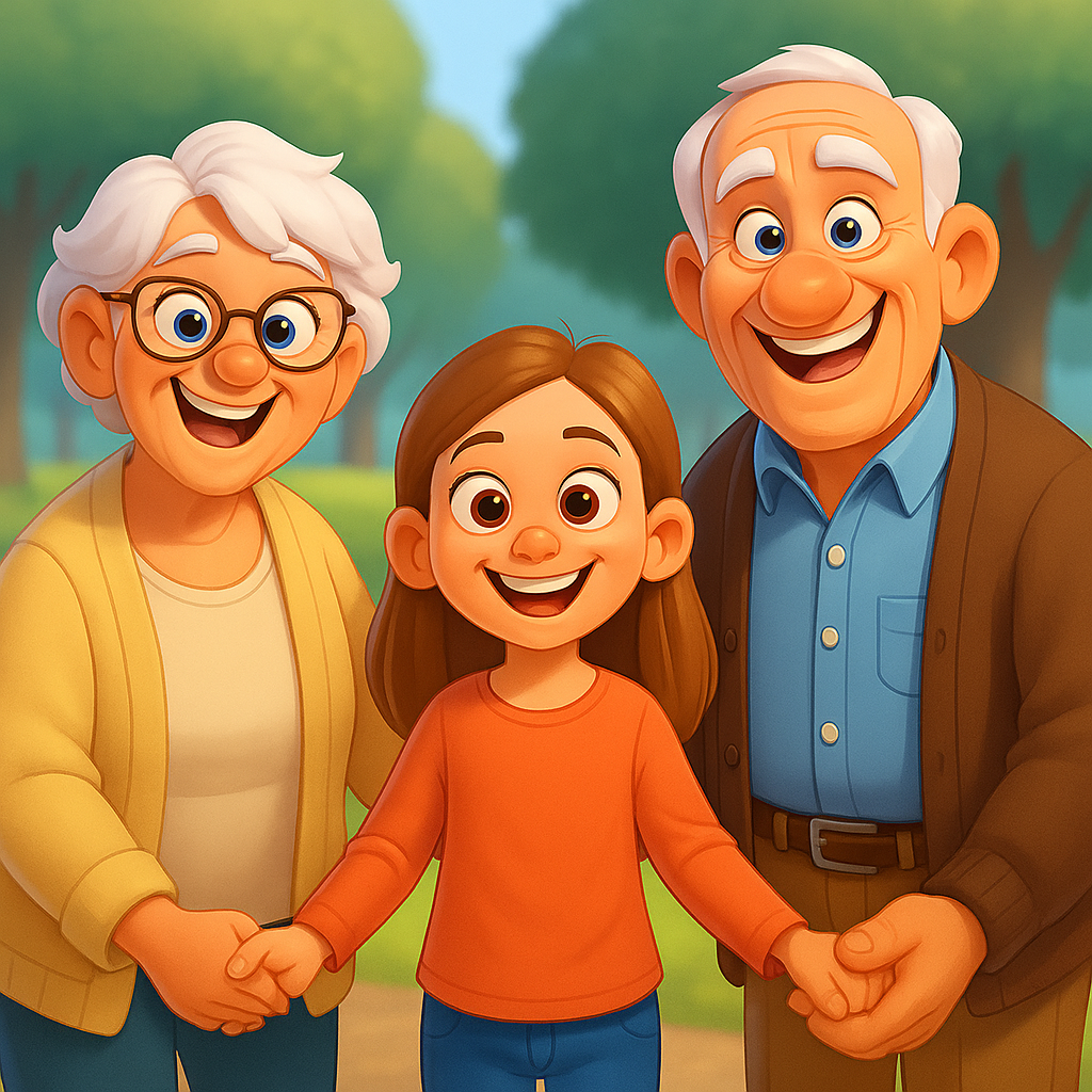 Utskriven bild på din familj som sagofigurer (A5)